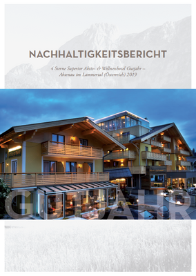 [Translate to en:] Nachhaltigkeitsbericht 2019 Hotel Gutjahr